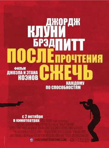 После прочтения сжечь (2008) смотреть онлайн